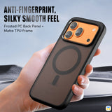 ANTI-FINGERPRINT,
SILKY SMOOTH FEEL - QIANBEI Honor 600 Series Frosted Magnetic Case