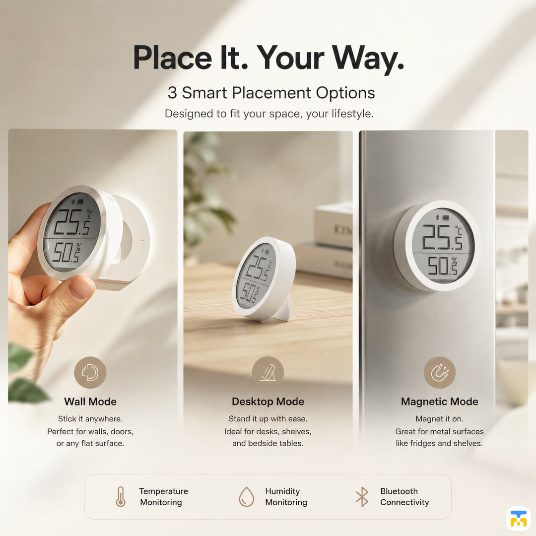 Qingping Temperature & Relative Humidity Monitor Lite - Works with Mi Home