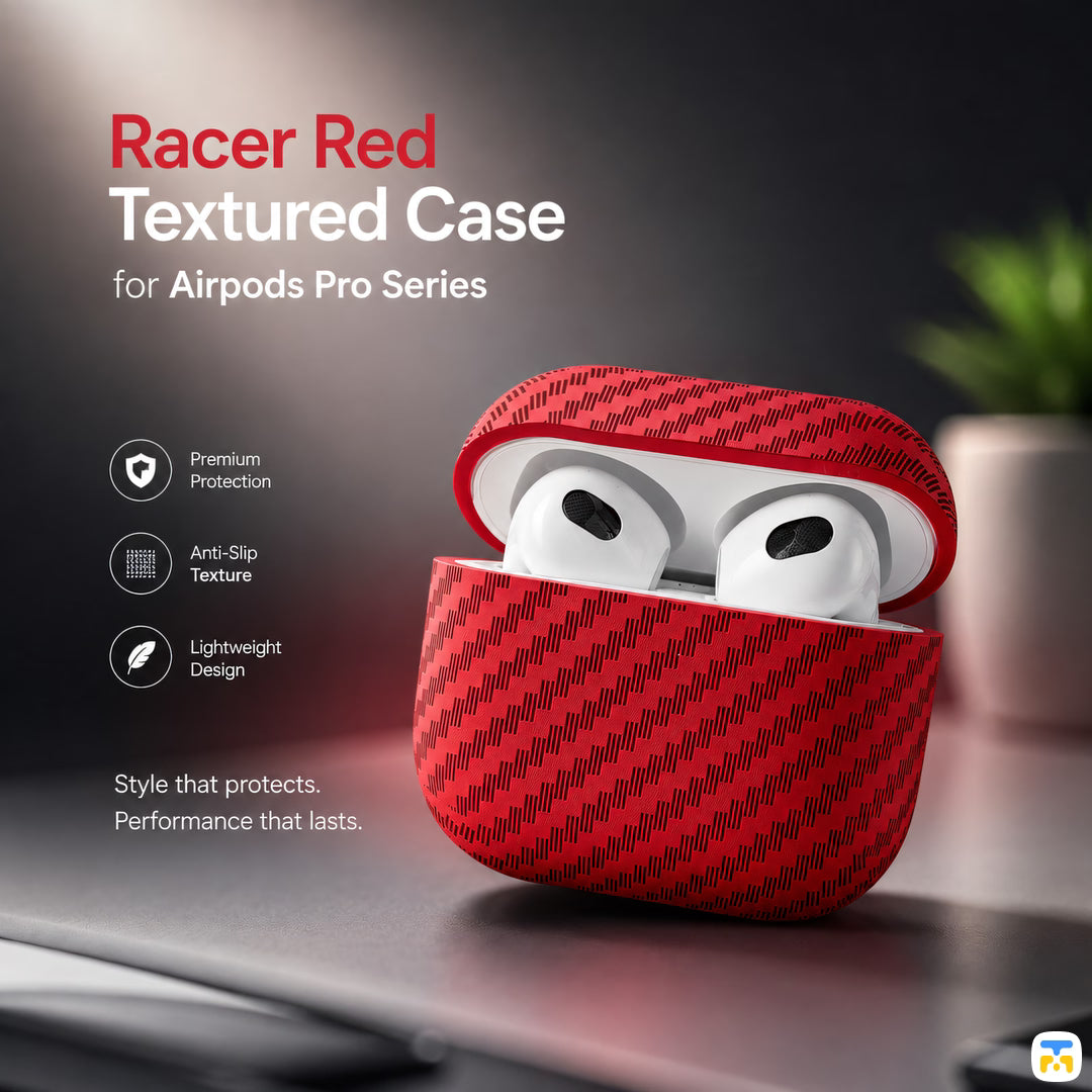 Racer Red Textured Case for AirPods Pro Series