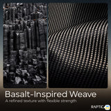 Basalt-Inspired Weave - RAPTIC Aramid Dual Reynis MagSafe Case for iPhone 17/18 Series