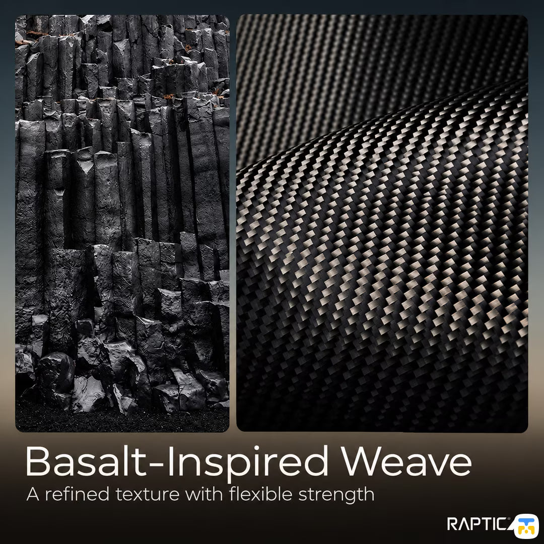 Basalt-Inspired Weave - RAPTIC Aramid Dual Reynis MagSafe Case for iPhone 17/18 Series