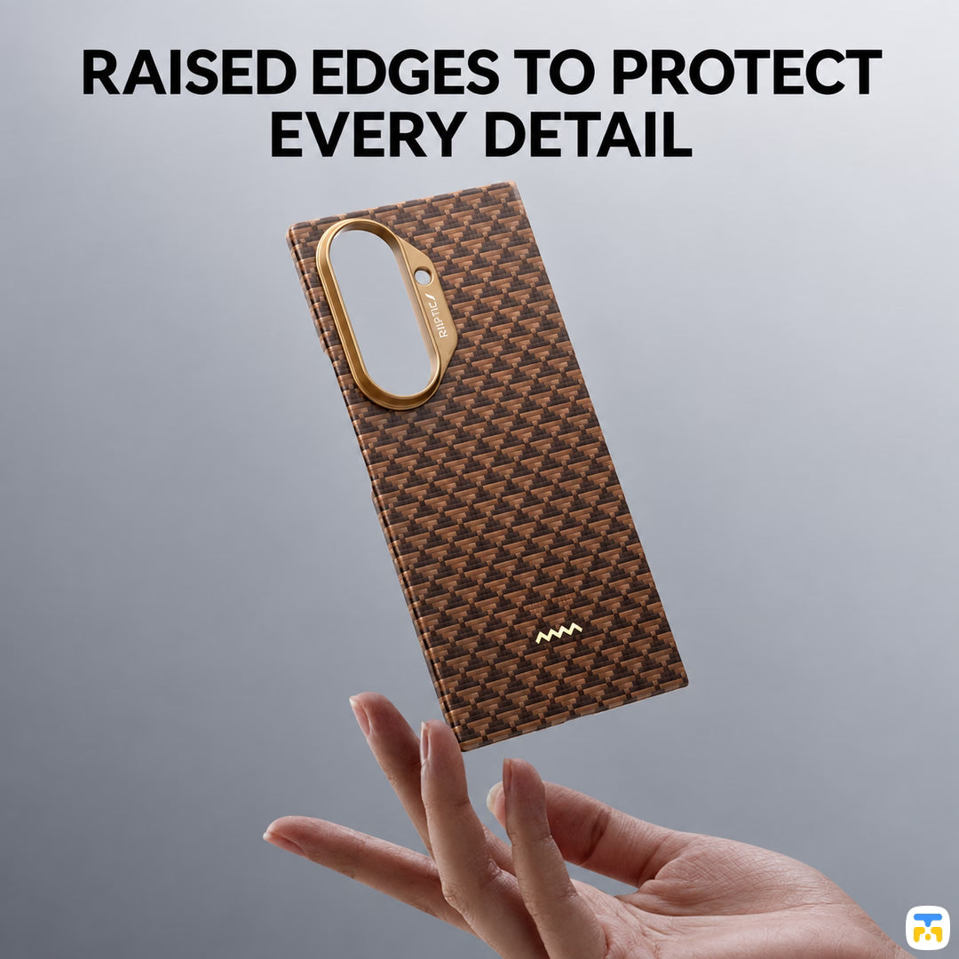 RAISED EDGES TO PROTECT
EVERY DETAIL - RAPTIC Aramid Skin Origin for Samsung Galaxy Z Fold 7