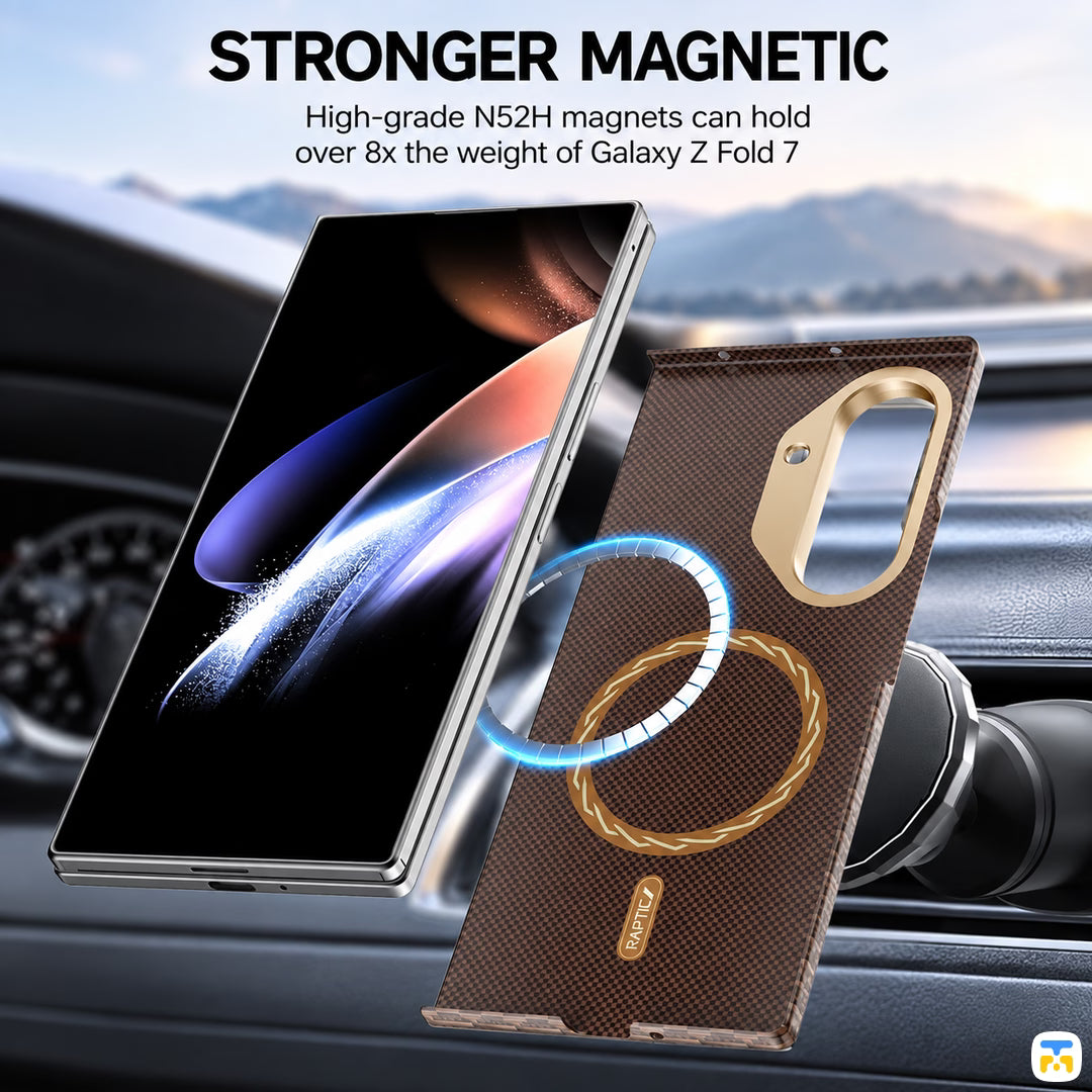 STRONGER MAGNETIC - RAPTIC Aramid Skin Origin for Samsung Galaxy Z Fold 7