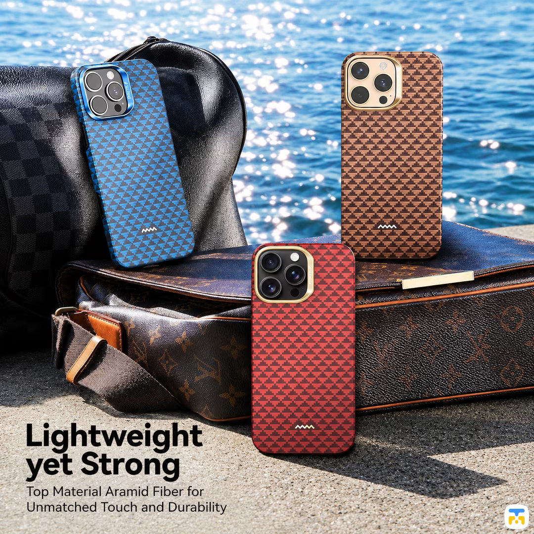 Lightweight
yet Strong - RAPTIC Aramid Skin Origin MagSafe Case for iPhone 16 Series
