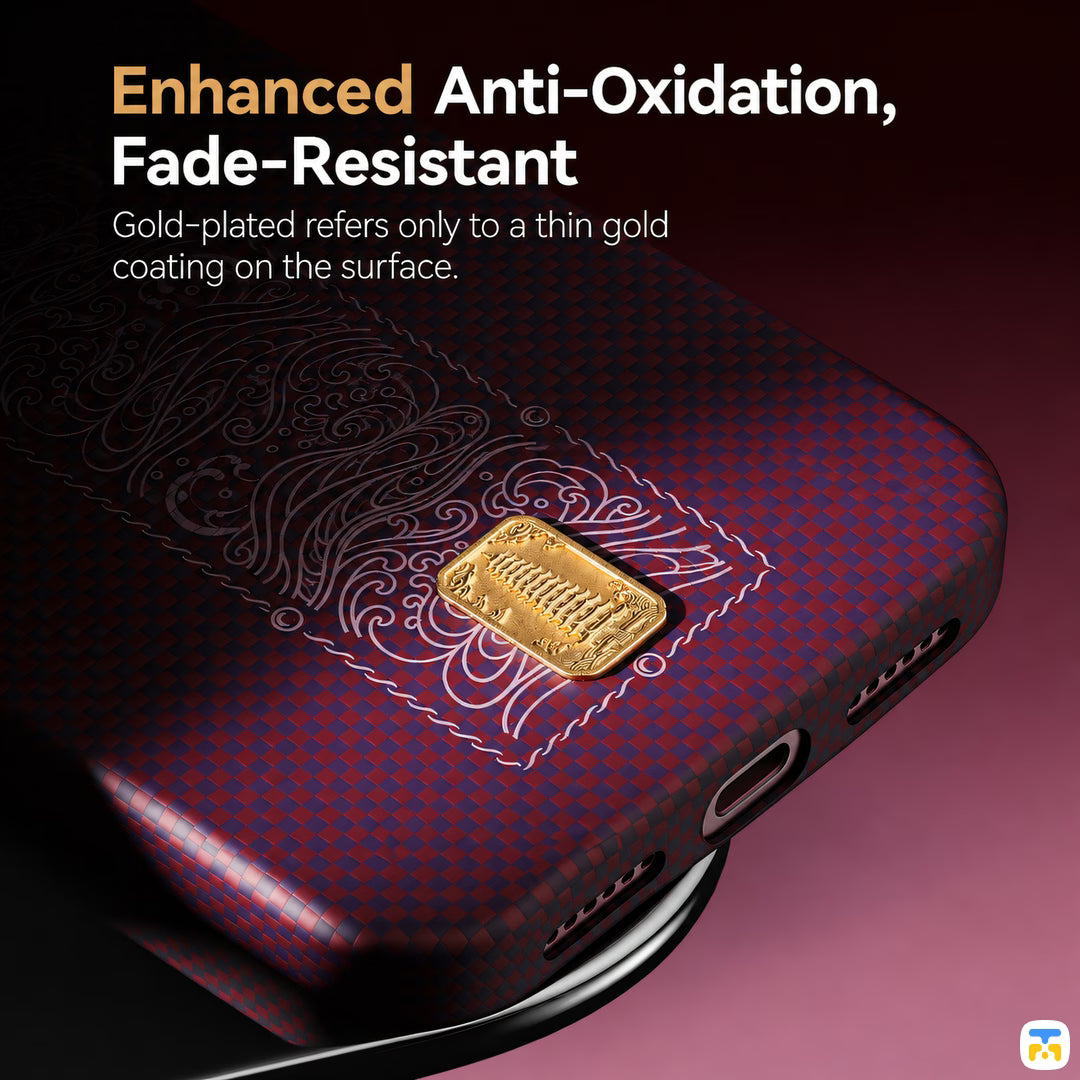 Enhanced Anti-Oxidation,
Fade-Resistant - RAPTIC Bliss Aramid Skin MagSafe Case for iPhone 17/18 Series