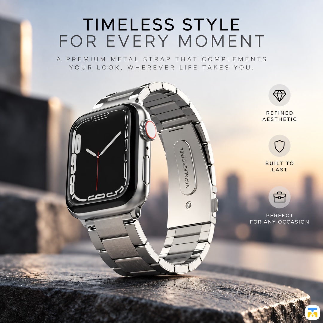 TIMELESS STYLE
FOR EVERY MOMENT - RAPTIC Citizen Stainless Steel Strap for Apple Watch