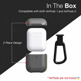 Compatible with both AirPods 1 and AirPods 2. - RAPTIC Defense Trek AirPods Case