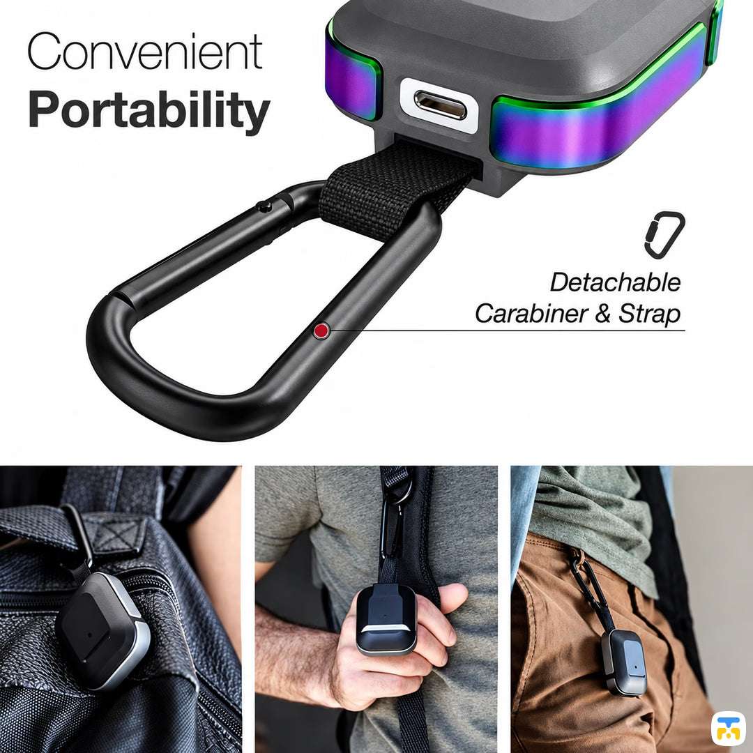 Convenient
Portability - RAPTIC Defense Trek AirPods Case