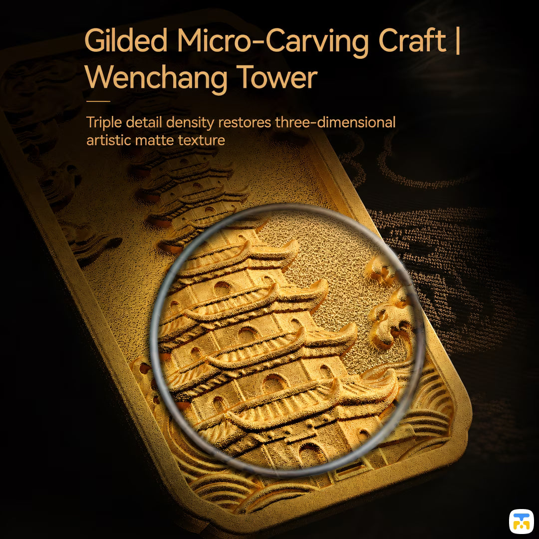 Gilded Micro-Carving Craft
Wenchang Tower - RAPTIC for iPhone 17 Series Aramid Dual Rise MagSafe Case