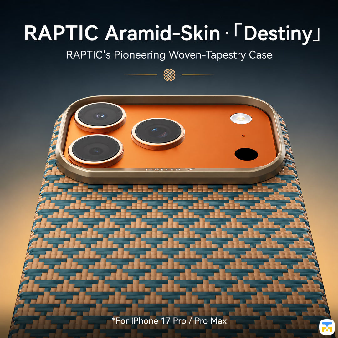 RAPTIC Aramid-Skin - RAPTIC for iPhone 17 Series Aramid Origin Destiny MgSafe Case