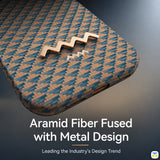 Aramid Fiber Fused with Metal Design - RAPTIC for iPhone 17 Series Aramid Origin Destiny MgSafe Case