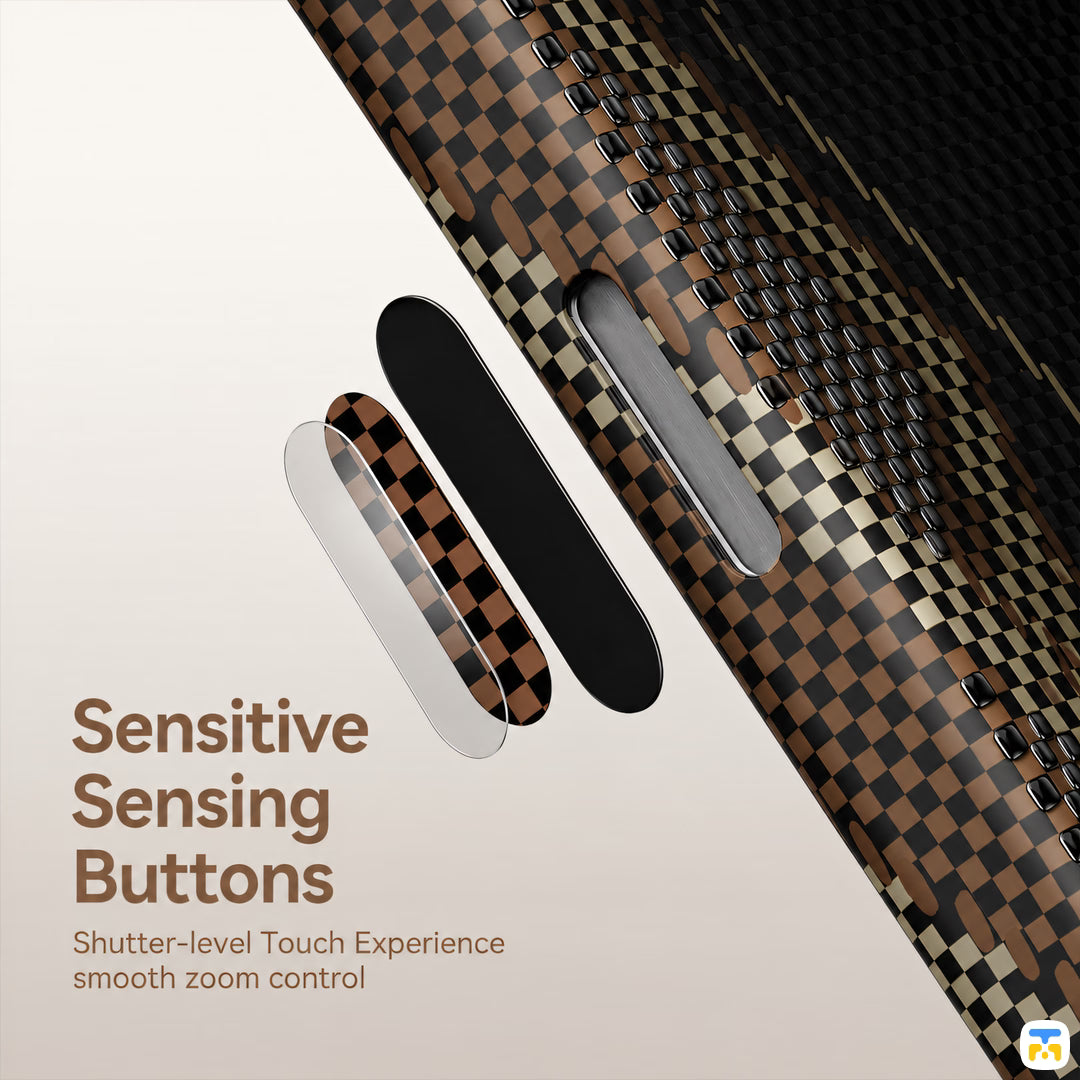 Sensitive
Sensing
Buttons - RAPTIC for iPhone 17 Series Aramid Skin Scepter MagSafe Case