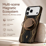 Multi-scene
Magnetic
Ecosystem - RAPTIC for iPhone 17 Series Aramid Skin Scepter MagSafe Case