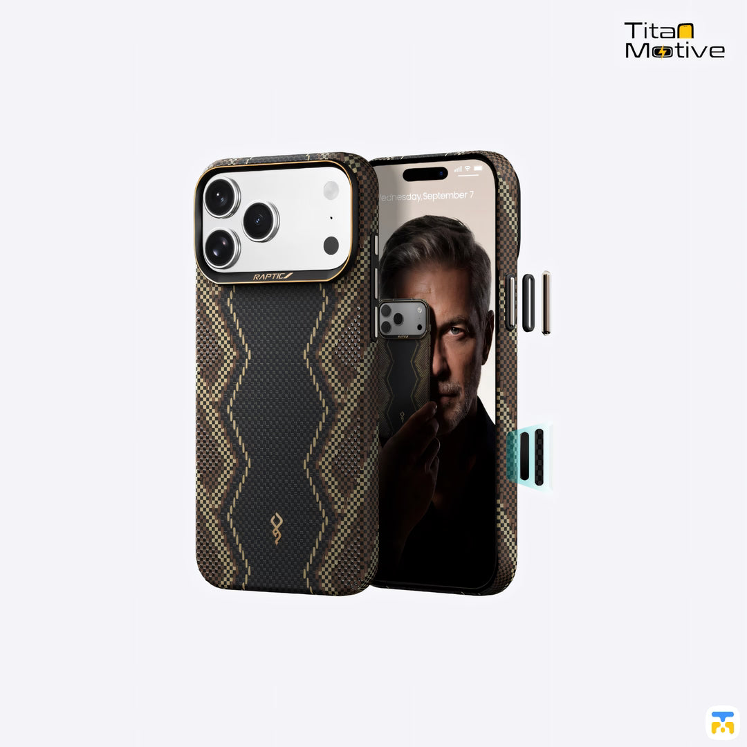 RAPTIC for iPhone 17 Series Aramid Skin Scepter MagSafe Case