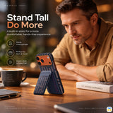 Stand Tall
Do More - RAPTIC Grid Wisdom Aramid Fiber Magnetic Wallet Stand
