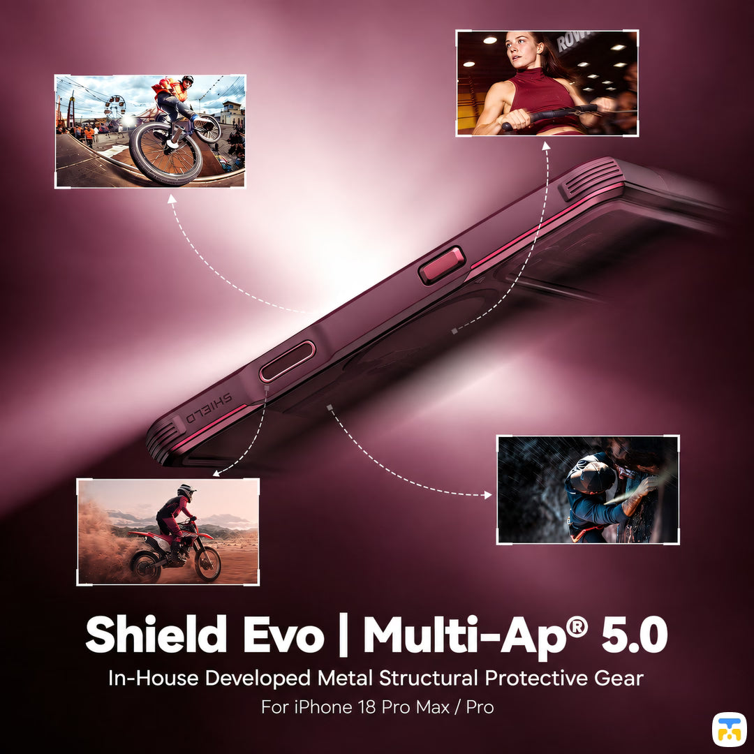 Shield Evo | Multi-Ap® 5.0 - RAPTIC Shield Evo MagSafe Case for iPhone 17/18 Series