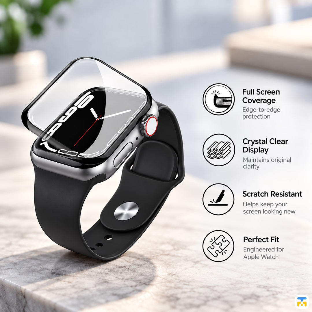 Full Screen
Coverage - RAPTIC X-Doria Apple Watch Screen Protector