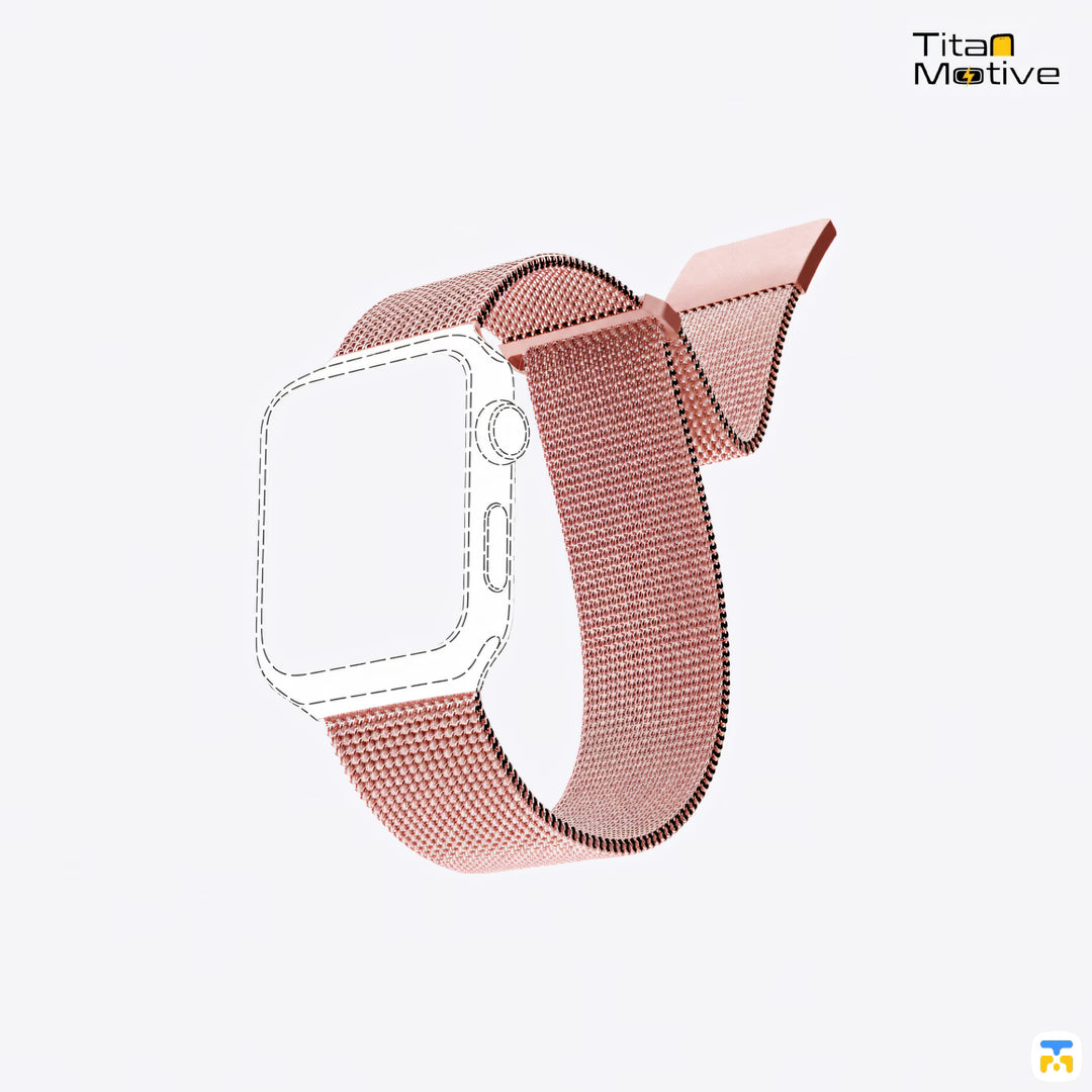 RAPTIC X-Doria Milanese Metal Mesh Band for Apple Watch
