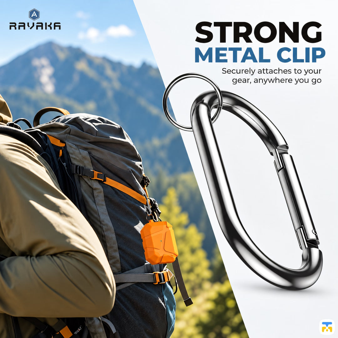 STRONG
METAL CLIP - RAVAKA Stone Series AirPods Case