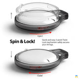 Spin & Lock! - Ringke Apple AirTag Protective Case with Hook