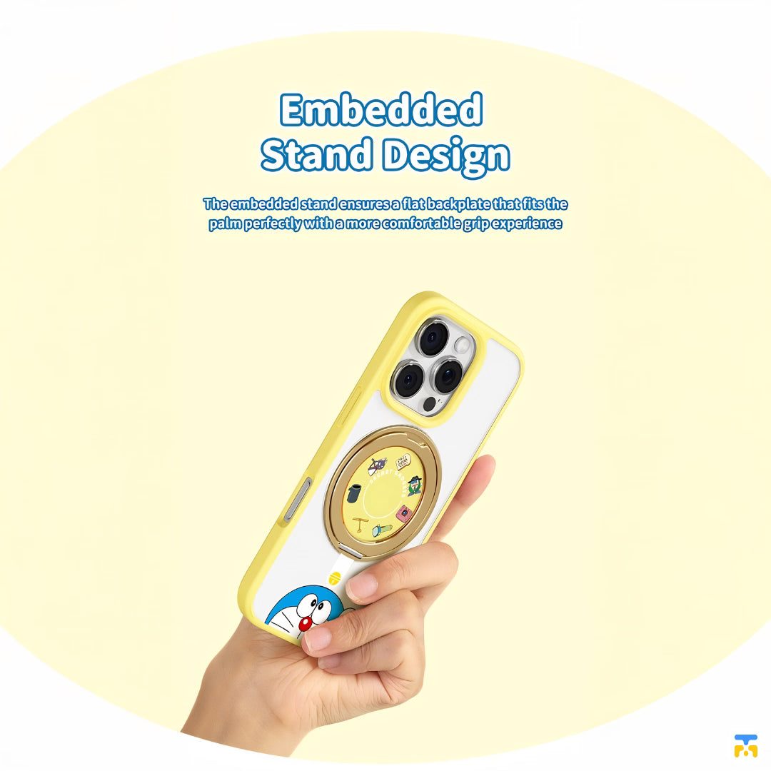 ROCK Doraemon for iPhone 14 Series - Rotating Stand - Magsafe Case