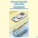 Strong Magnetic Attraction - ROCK Doraemon for iPhone 15 Pro - Rotating Stand - Magsafe Case
