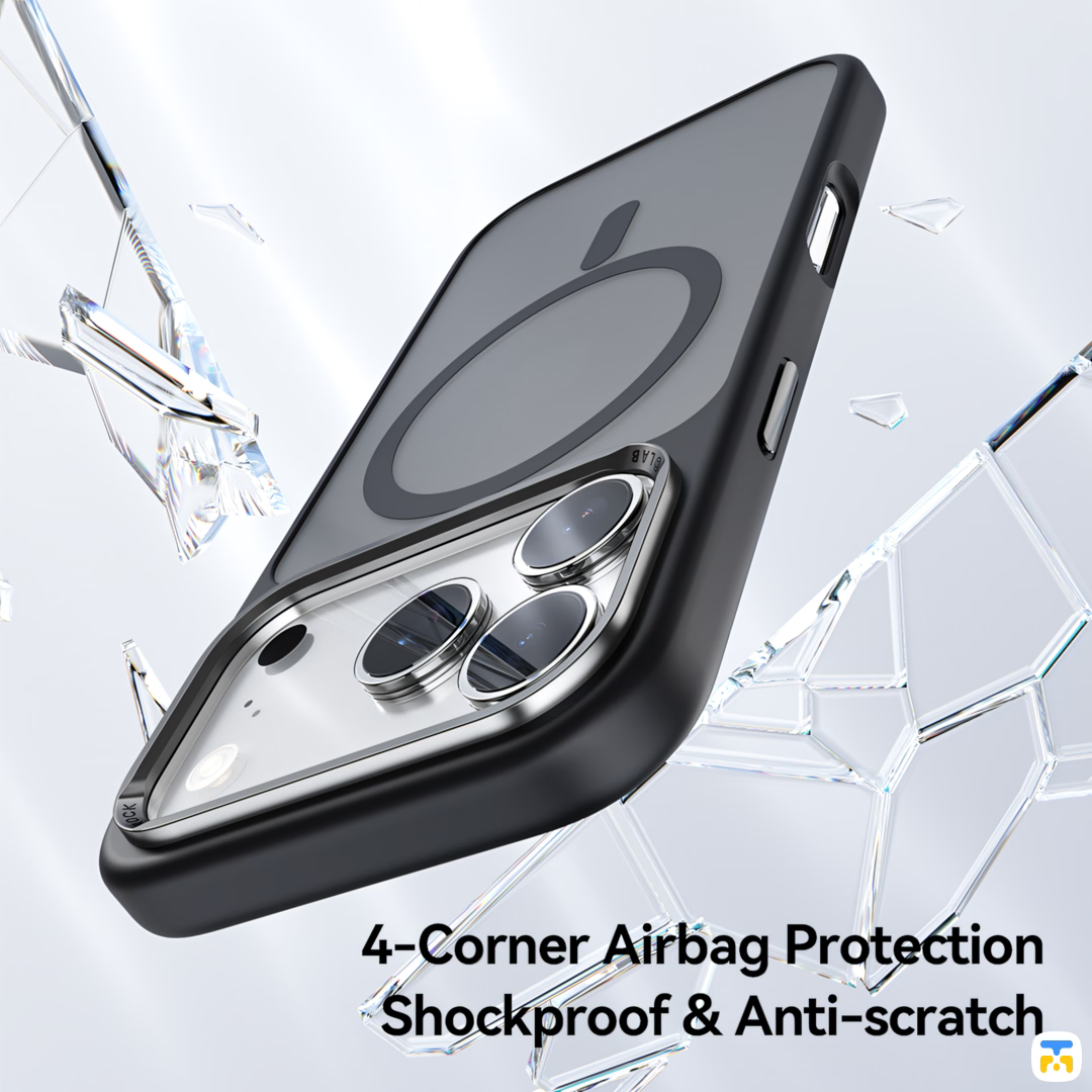 4-Corner Airbag Protection Shockproof & Anti-scratch -  ROCK Guard for iPhone 17 Series with Metal Lens Protection and Magsafe