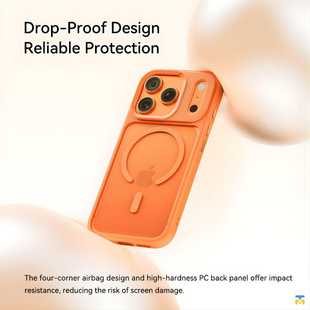 Drop-Proof Design  Reliable Protection - ROCK Guard for iPhone 17 Series -Transparent Case - Magsafe - Lens Protection 