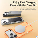 Enjoy Fast Charging Even with the Case On - ROCK InShare Matte Magnetic Protection Case (Metal Lens Frame)