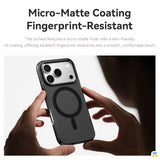 Micro-Matte Coating  Fingerprint-Resistant  - ROCK InShare Matte Magnetic Protection Case (Metal Lens Frame)