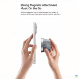 Strong Magnetic Attachment MusicOntheGo - ROCK Mini Magnetic Wireless Charging Bluetooth Speaker