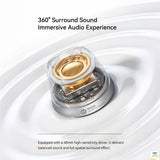 360° Surround Sound Immersive Audio Experience - ROCK Mini Magnetic Wireless Charging Bluetooth Speaker