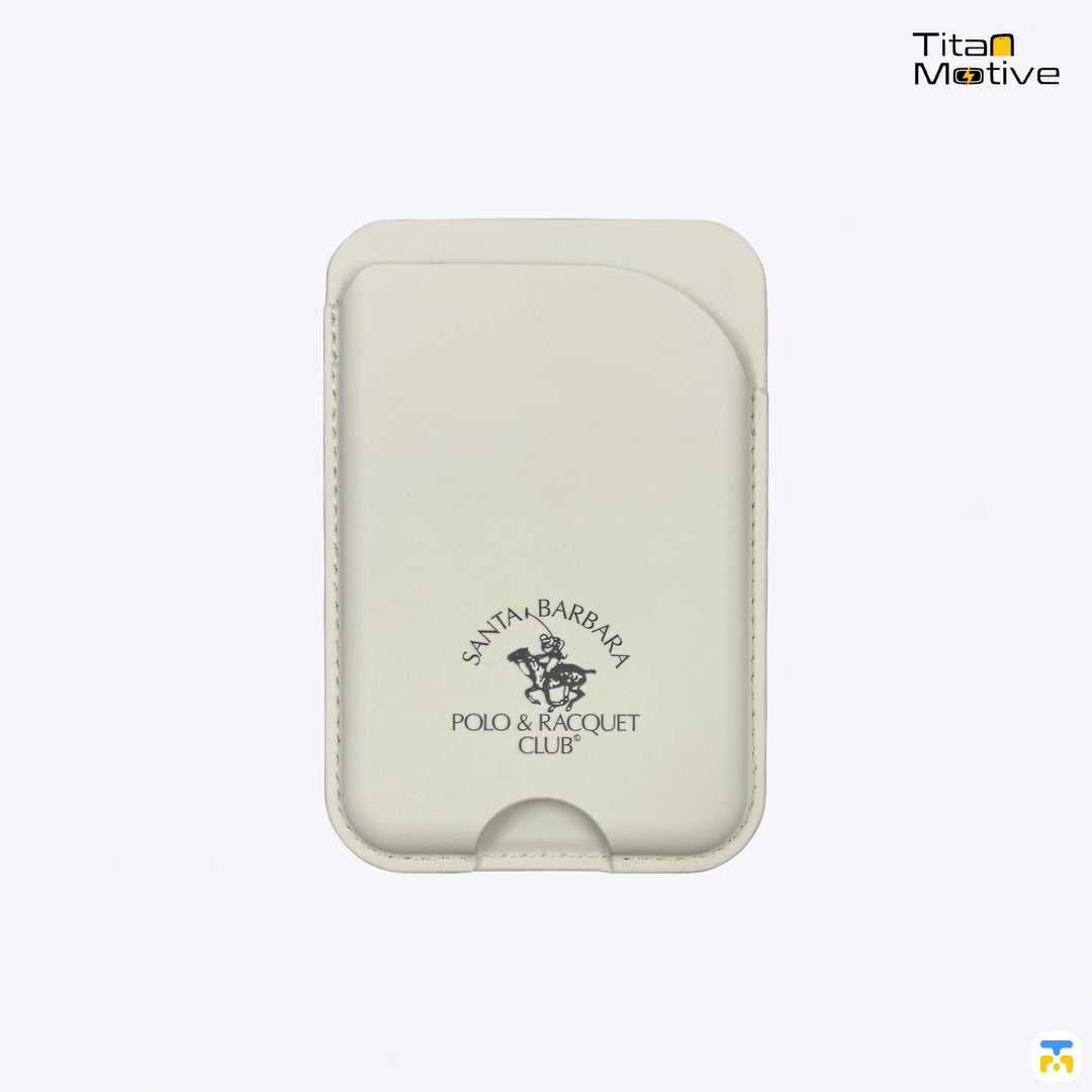 Santa Barbara Polo Club Magnetic Vegan Leather Wallet