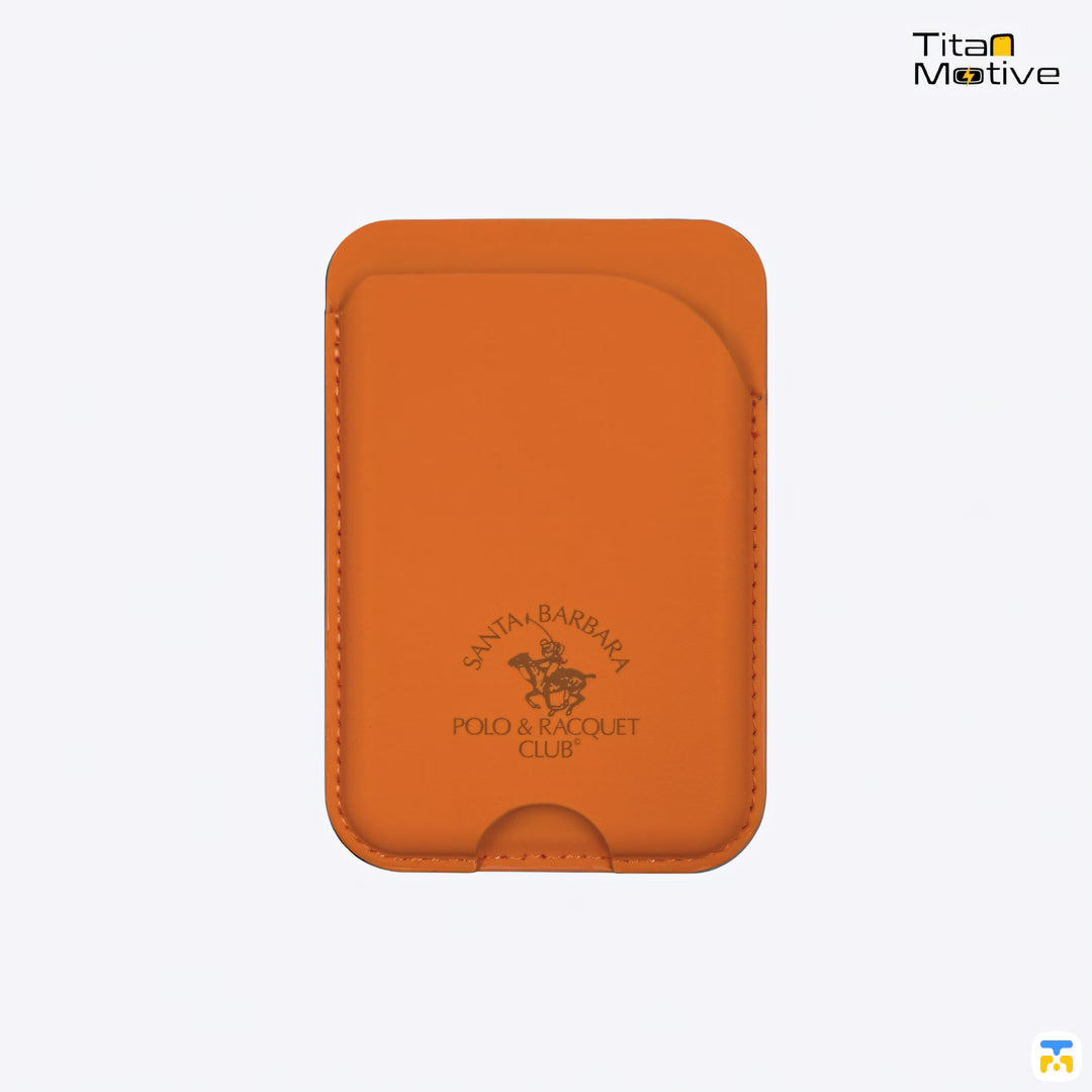 Santa Barbara Polo Club Magnetic Vegan Leather Wallet