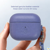 Selected genuine leather material
keeps water out and dirt away - Santa Barbara Polo Club Orwell AirPods Case