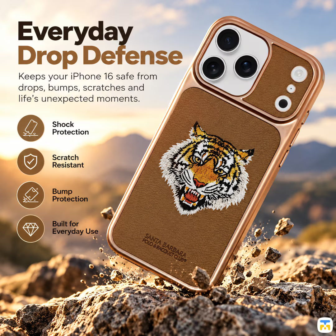 Everyday
Drop Defense - Santa Barbara Polo Club Savanna Embroidered Case for iPhone 17/18 Series