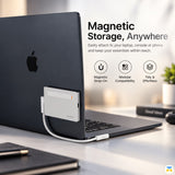 Magnetic
Storage, Anywhere - SHARGE Disk Plus NVMe Enclosure - Thin, 10Gbps, Built-in USB-C Cable