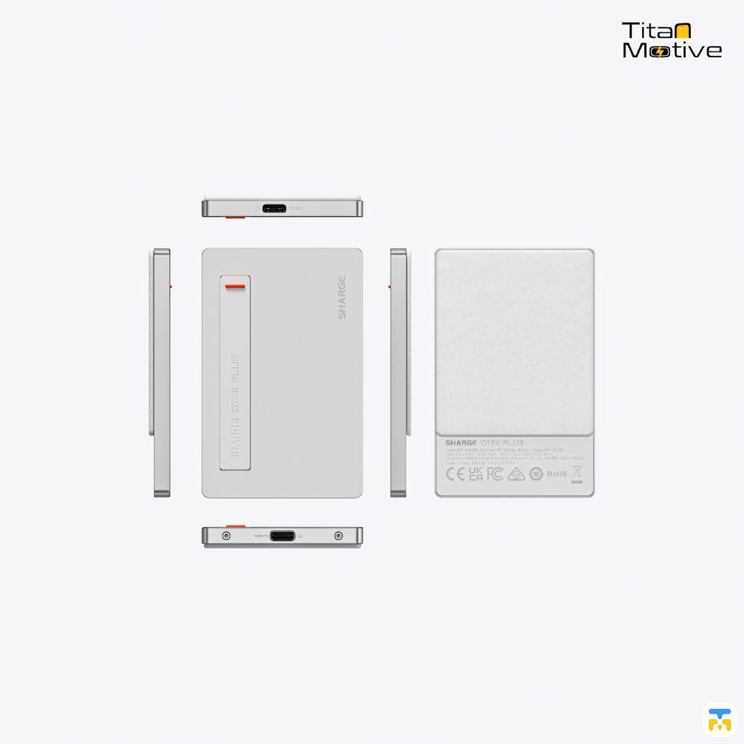 SHARGE Disk Plus NVMe Enclosure - Thin, 10Gbps, Built-in USB-C Cable