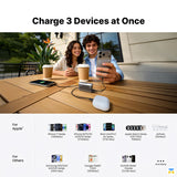 Charge 3 Devices at Once - SHARGE Flow 3 Power Bank - 10000 mAh, 45W, Built-in Cable