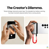 The Creator's Dilemma - SHARGE Grip Power Bank - 5000 mAh, 22.5W, Tactile Shutter Button