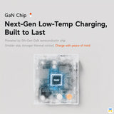 Next-Gen Low-Temp Charging, Built to Last - SHARGE Pixel 100W GaN Charger with Dot Matrix Display - 3x USB-C, 1x USB-A