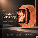 Braided Solo Loop - Single Loop Solid Apple Watch Strap for 38-49mm