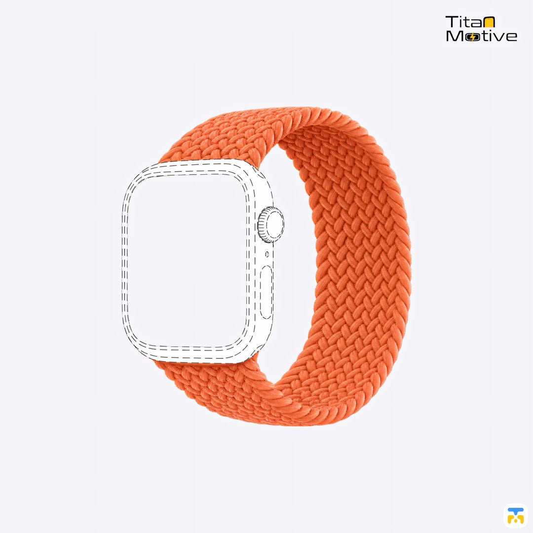 Single Loop Solid Apple Watch Strap for 38-49mm