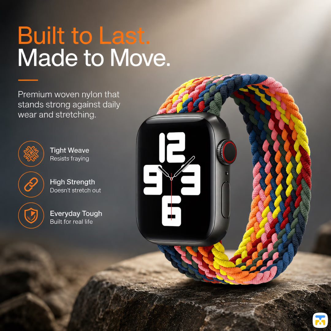 Built to Last
Made to Move - Single Loop Zigzag Apple Watch Strap for 38-49mm