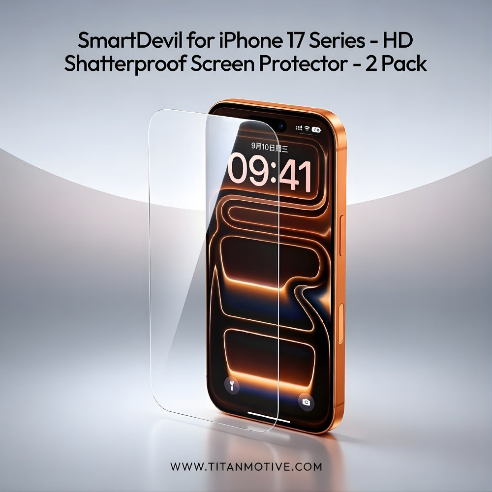 SmartDevil HD Shatterproof Screen Protector with Applicator for iPhone 17 Series