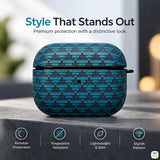 Style That Stands Out - Smooth Pyramid Motif AirPods Case