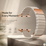 Made for
Every Moment - Snap Leather Magnetic Apple Watch Strap for 38-49mm