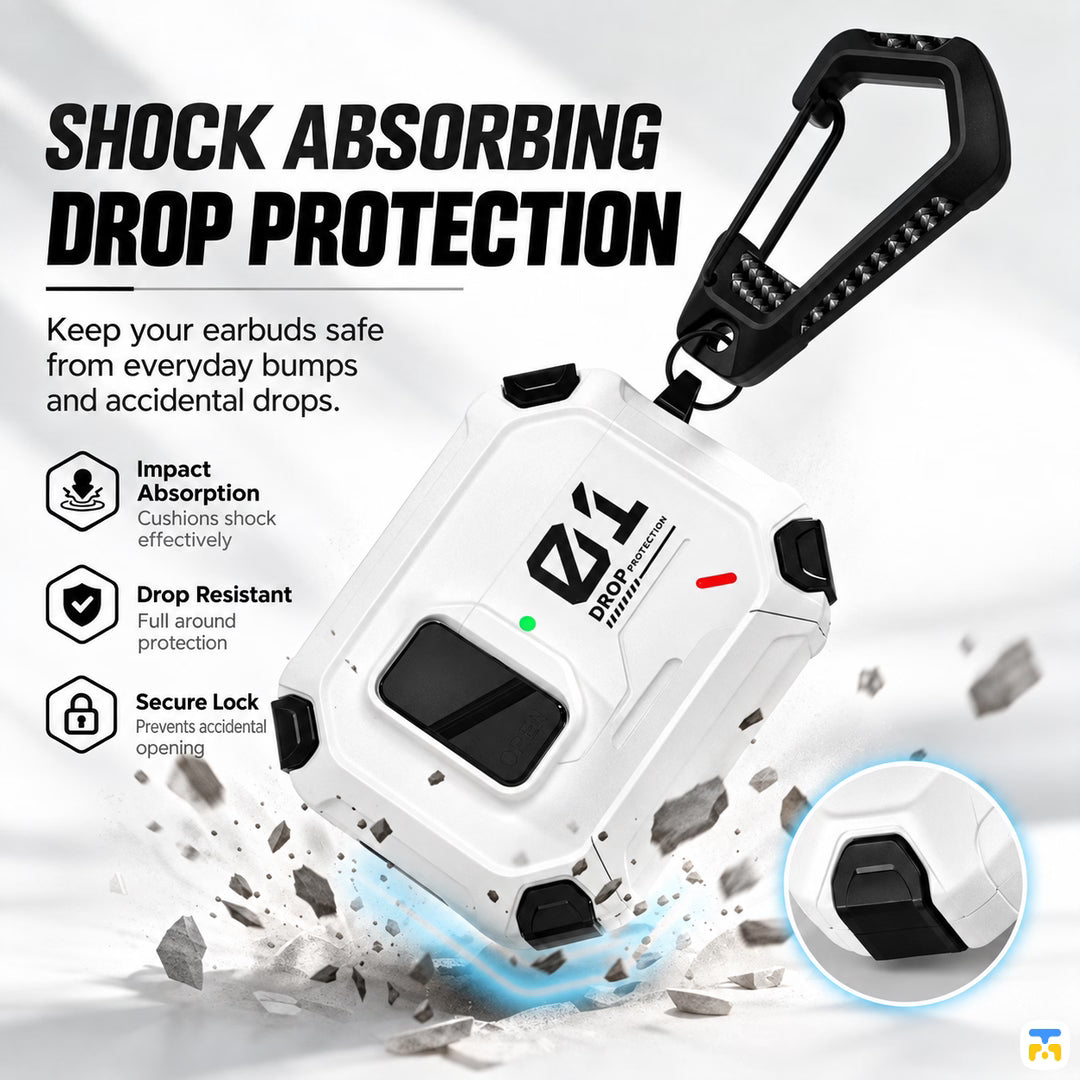 SHOCK ABSORBING
DROP PROTECTION - Star Armor Protective AirPods Case