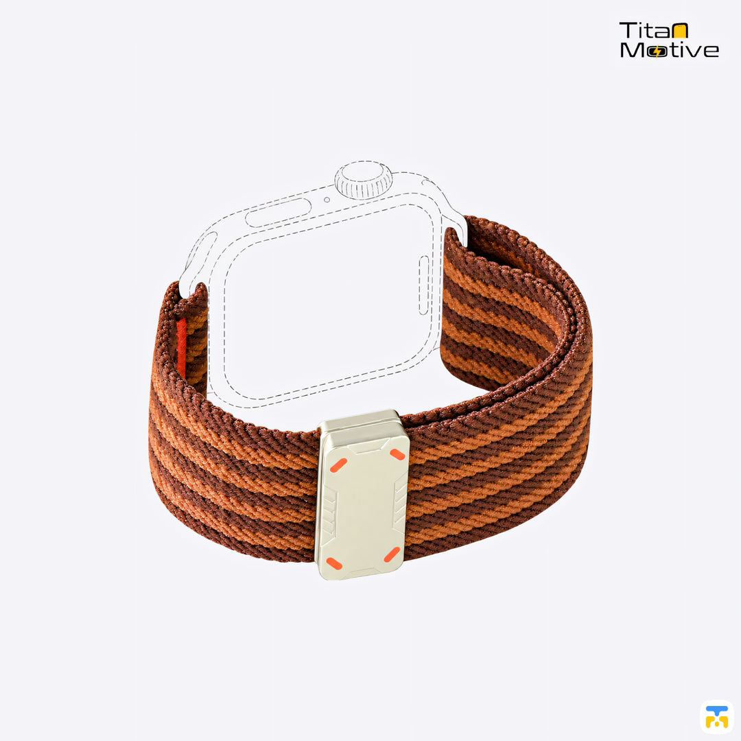 Tactical Ribbed Apple Watch Nylon Strap for 38-49mm