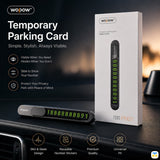 Temporary Parking Card - Temporary parking number plate